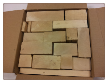 12x12x6 Box of Basswood