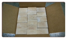 12"x12"x6" box of balsa 4" wide blocks