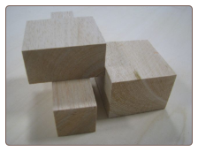 3x3x3 Balsa Wood Block